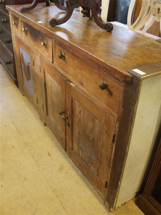 Large pine dresser base